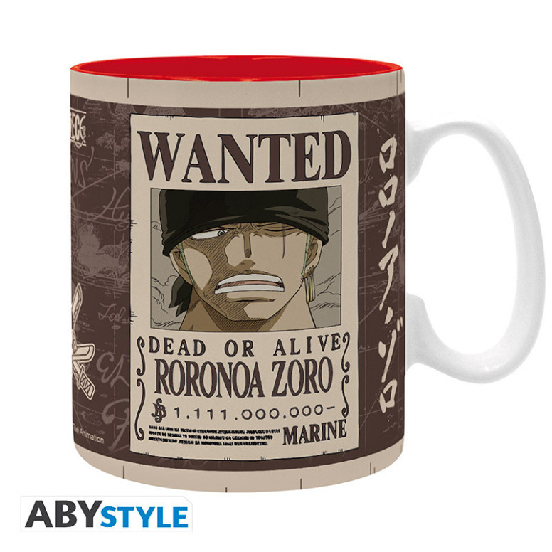 ABYstyle - Ein Stück - Becher 460 ml - Zoro Gesucht