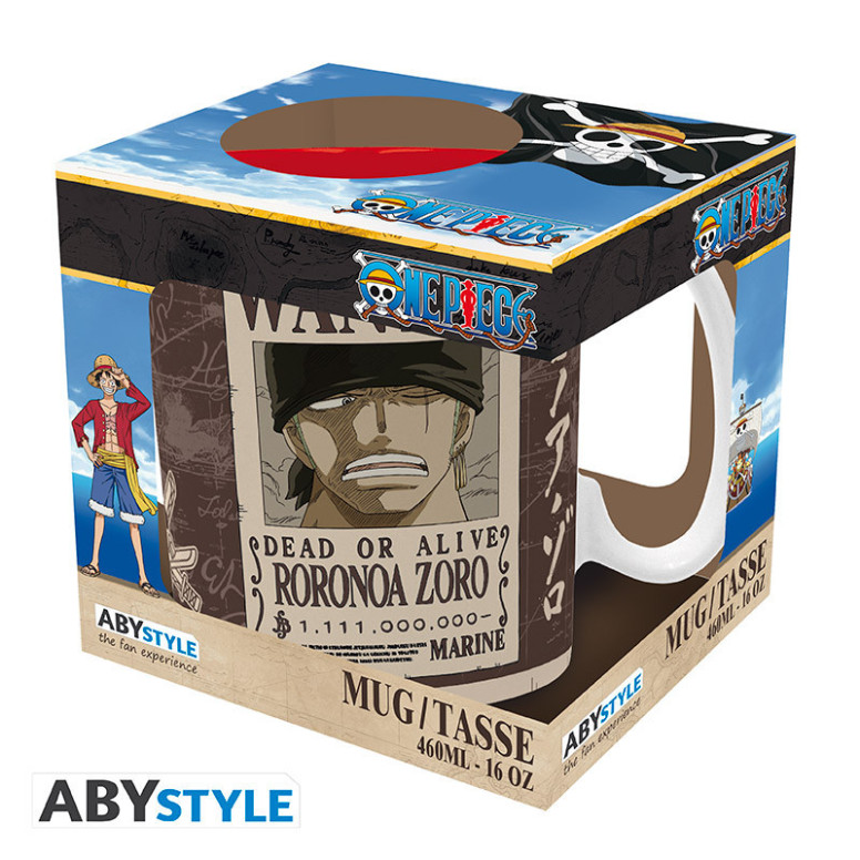 ABYstyle - Ein Stück - Becher 460 ml - Zoro Gesucht