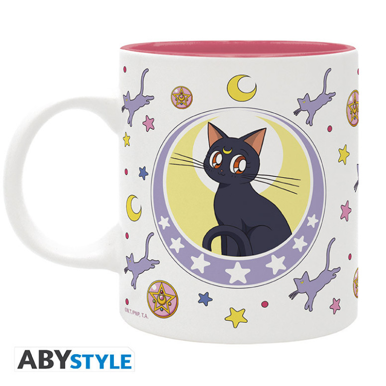 ABYstyle - Sailor Moon - Becher 320 ml - Sailor Moon & Luna Aufnäher