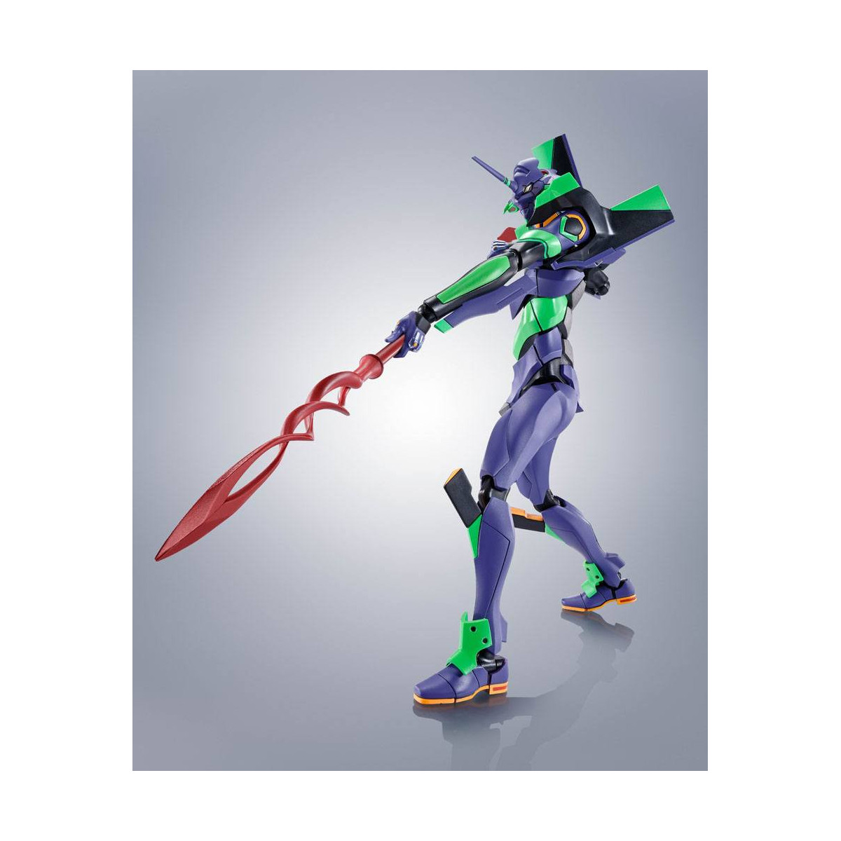 Bandai The Robot Spirits Evangelion - Seite EVA Evangelion Test Type-01 + Speer von Cassius Erneuerung Farbe Edition Reissue