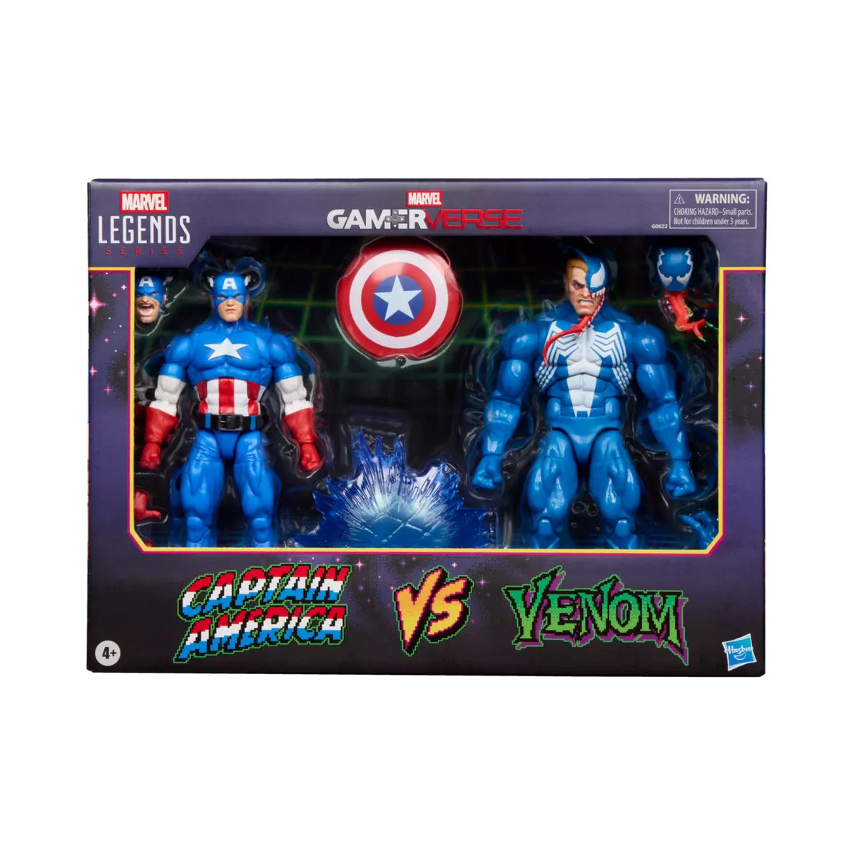 Hasbro Marvel Legends Serie Gamerverse - Captain America gegen Venom