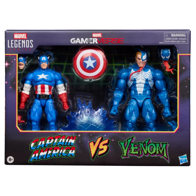 Hasbro Marvel Legends Serie Gamerverse - Captain America gegen Venom