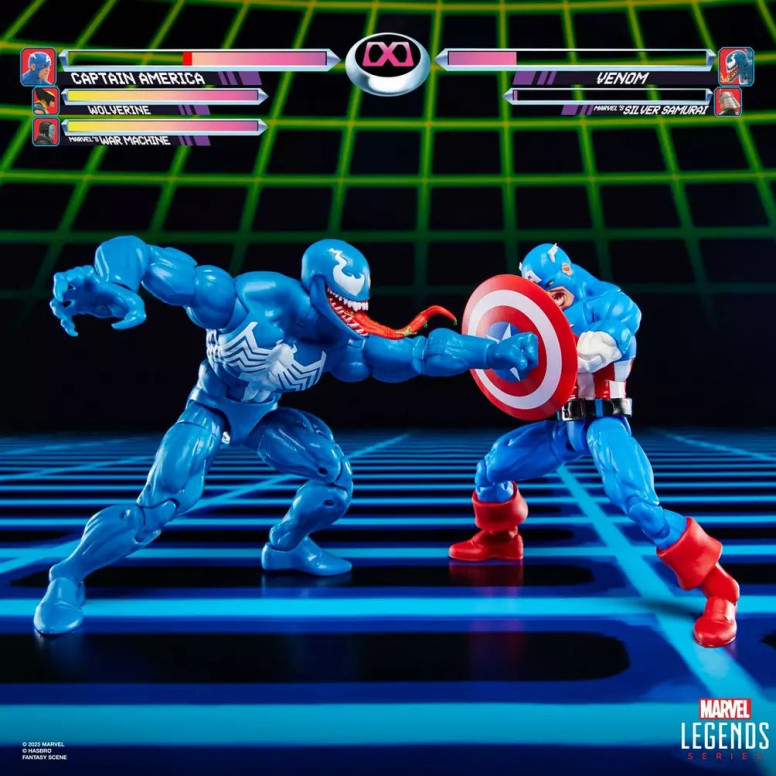 Hasbro Marvel Legends Serie Gamerverse - Captain America gegen Venom
