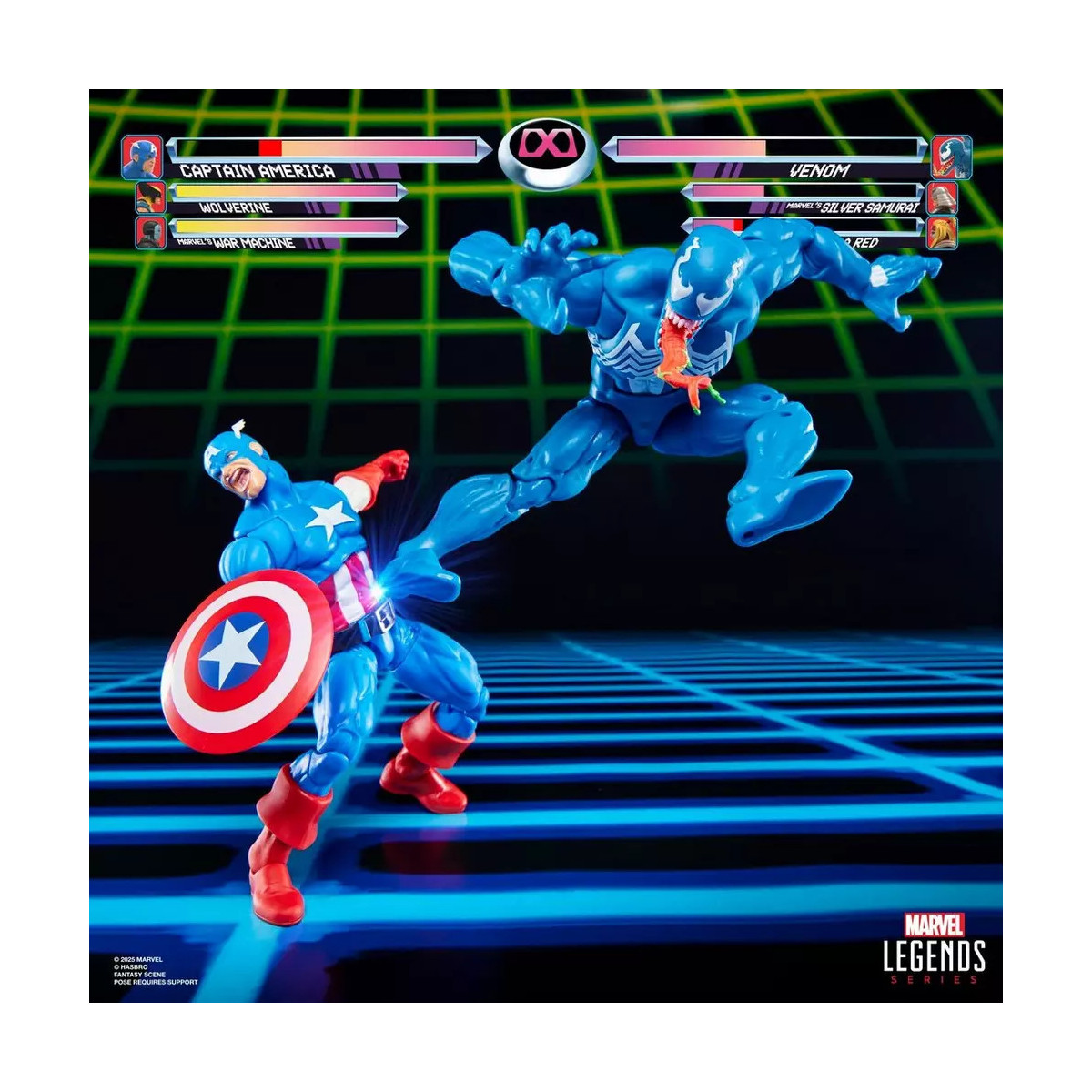 Hasbro Marvel Legends Serie Gamerverse - Captain America gegen Venom
