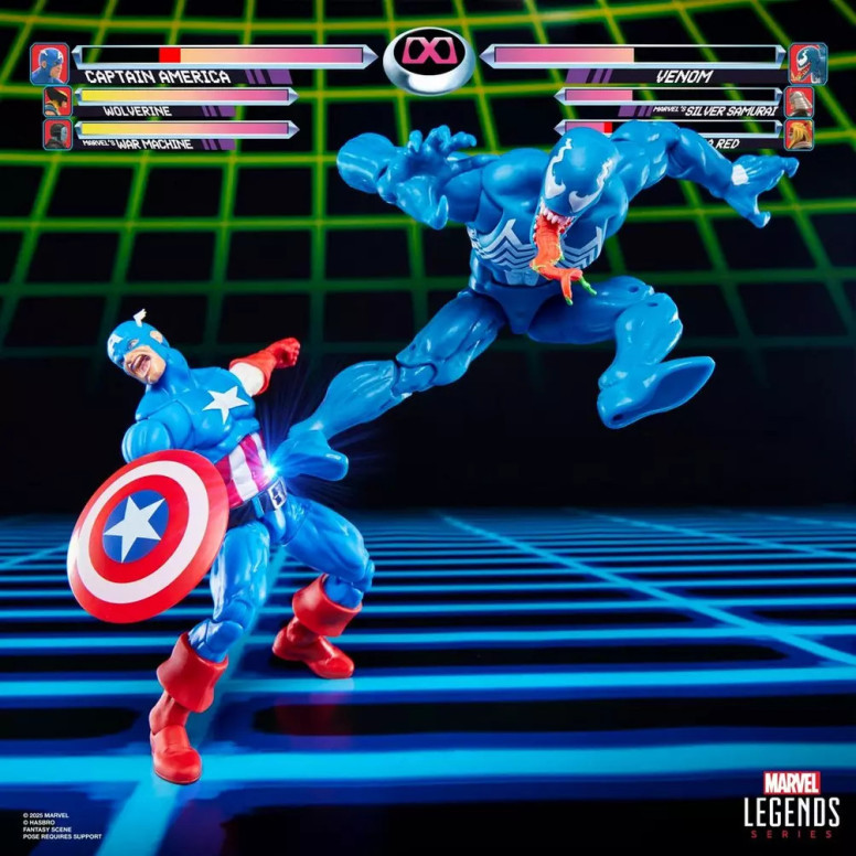 Hasbro Marvel Legends Serie Gamerverse - Captain America gegen Venom