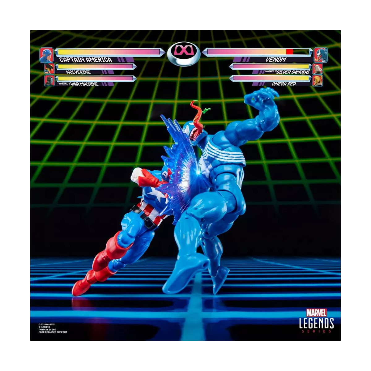 Hasbro Marvel Legends Serie Gamerverse - Captain America gegen Venom