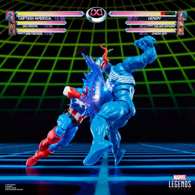 Hasbro Marvel Legends Serie Gamerverse - Captain America gegen Venom