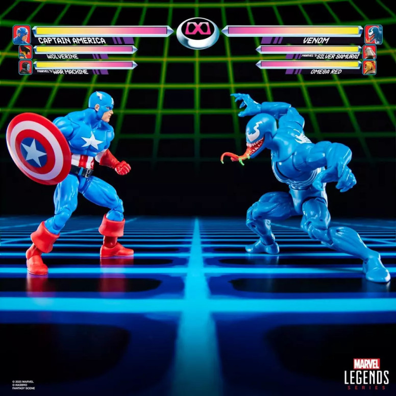 Hasbro Marvel Legends Serie Gamerverse - Captain America gegen Venom