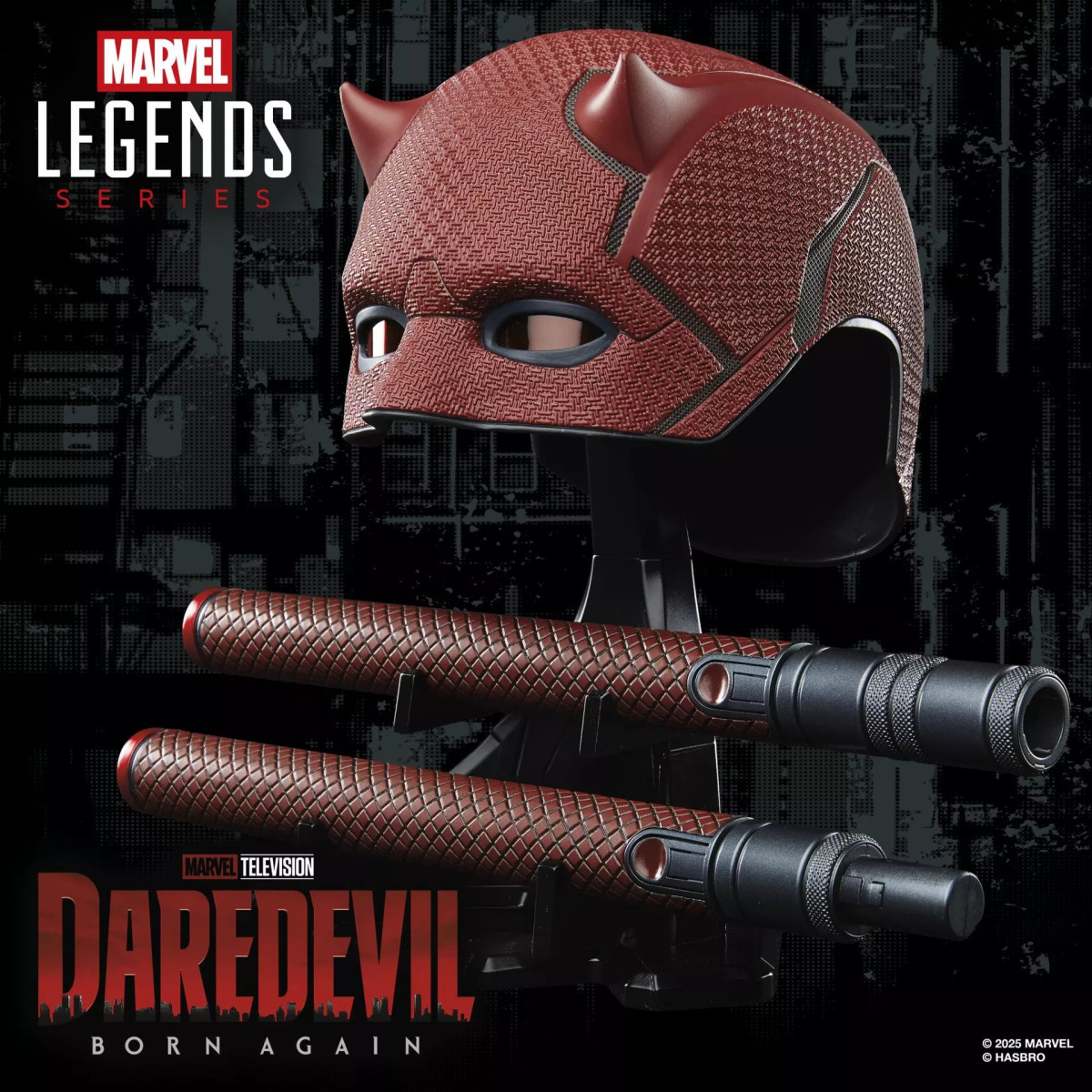 Hasbro - Daredevil: Born Again Baton und Maske 1/1 - Marvel Legends Serie