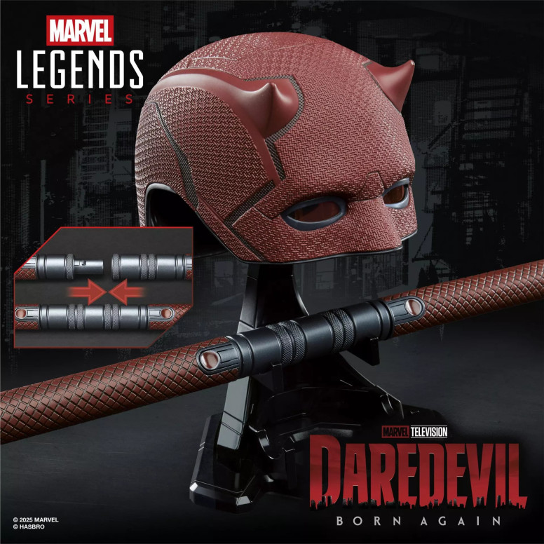 Hasbro - Daredevil: Born Again Baton und Maske 1/1 - Marvel Legends Serie