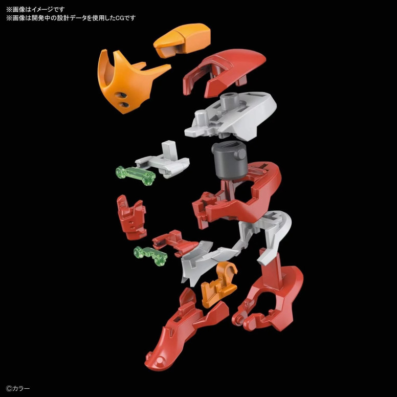 Bandai Modell-Bausatz 1/144 RG - Neon Genesis Evangelion Produktionsmodell 02 - Eva Einheit 02