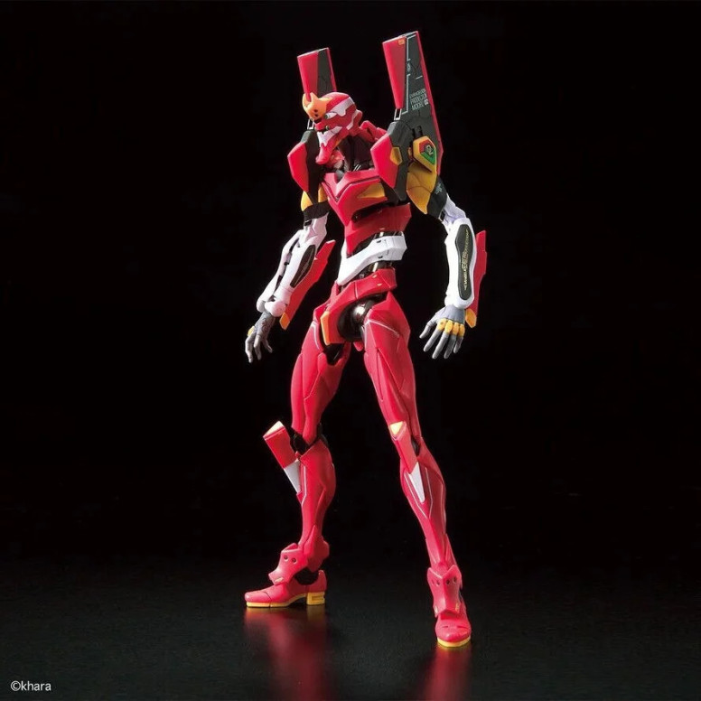 Bandai Modell-Bausatz 1/144 RG - Neon Genesis Evangelion Produktionsmodell 02 - Eva Einheit 02