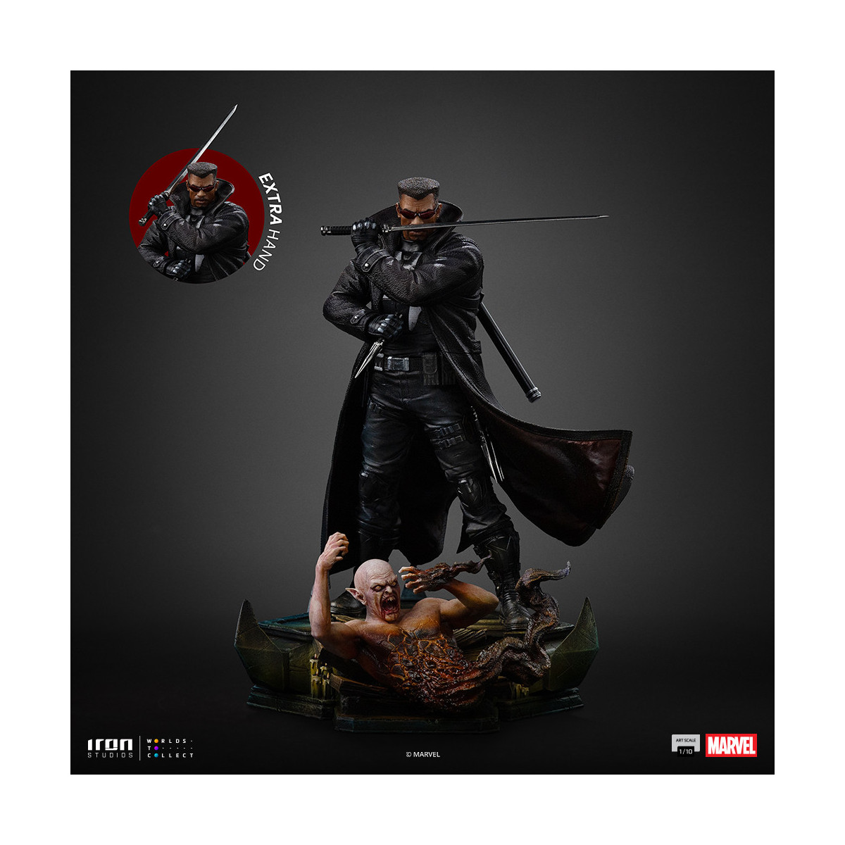Iron Studios Marvel Comics - Klinge BDS Art Maßstab 1/10