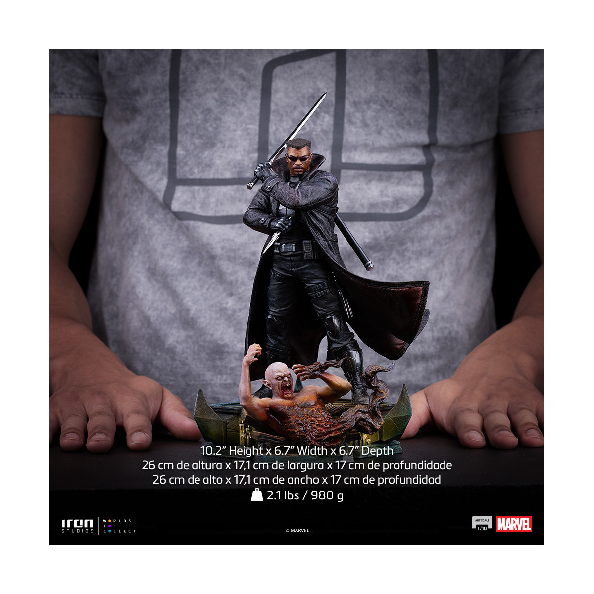Iron Studios Marvel Comics - Klinge BDS Art Maßstab 1/10