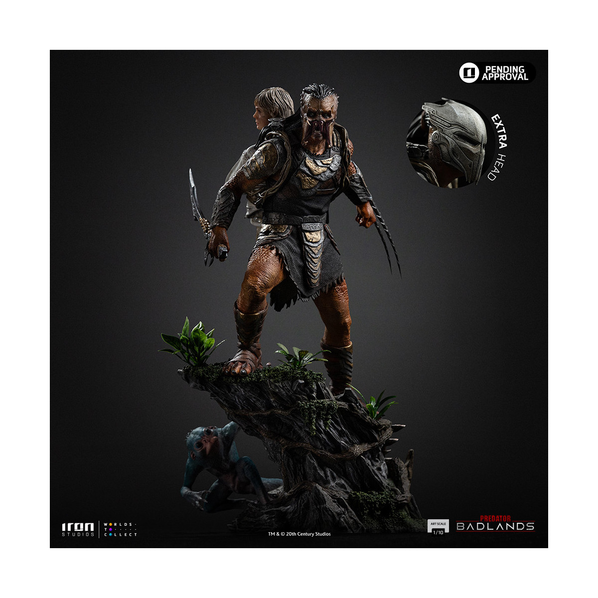 Iron Studios Predator: Badlands - Predator Dek & Thia Kunst Maßstab 1/10