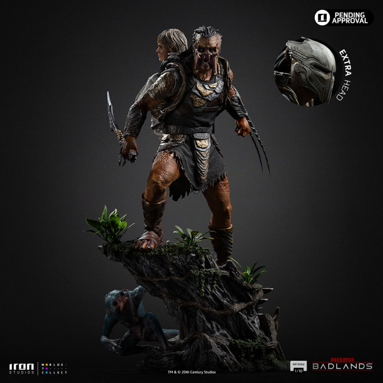 Iron Studios Predator: Badlands - Predator Dek & Thia Kunst Maßstab 1/10