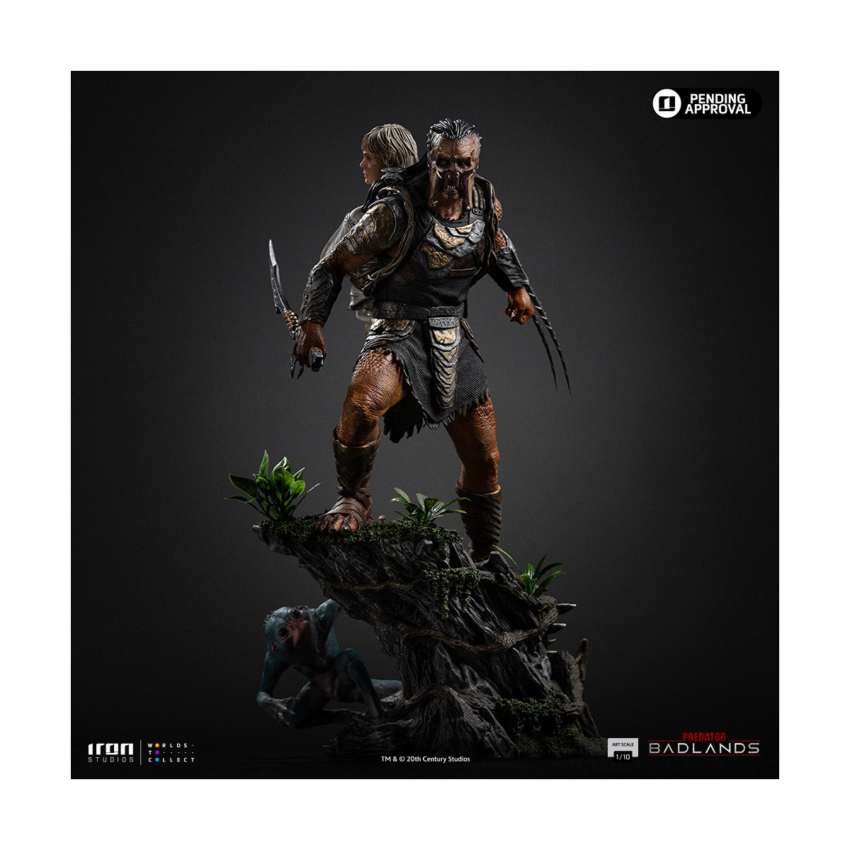 Iron Studios Predator: Badlands - Predator Dek & Thia Kunst Maßstab 1/10