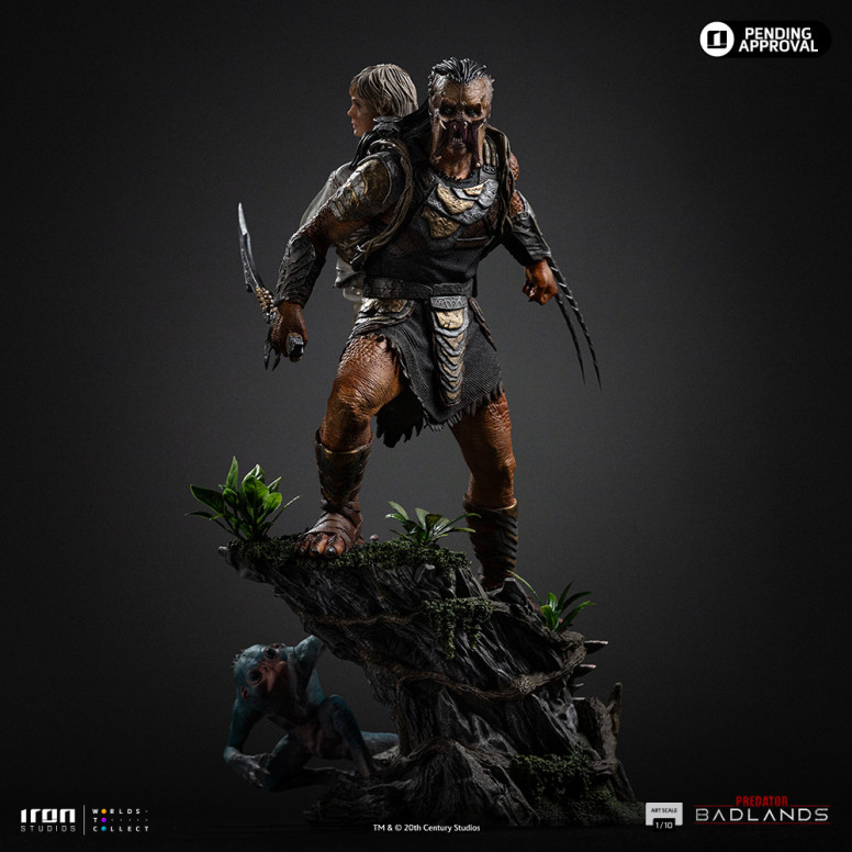 Iron Studios Predator: Badlands - Predator Dek & Thia Kunst Maßstab 1/10