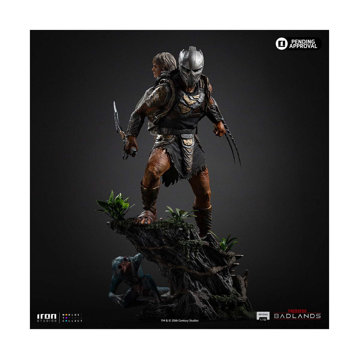 Iron Studios Predator: Badlands - Predator Dek & Thia Kunst Maßstab 1/10