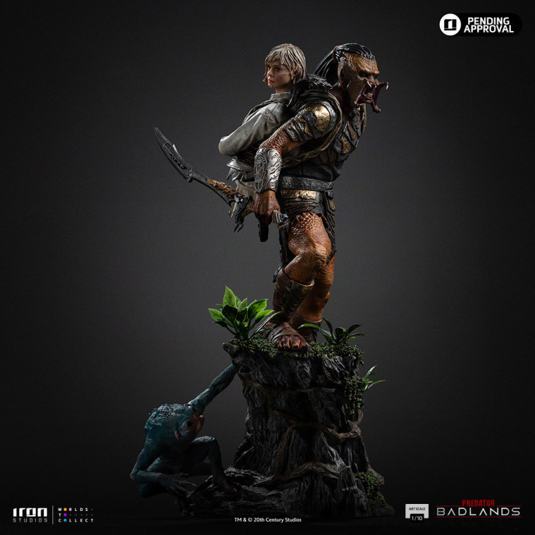 Iron Studios Predator: Badlands - Predator Dek & Thia Kunst Maßstab 1/10