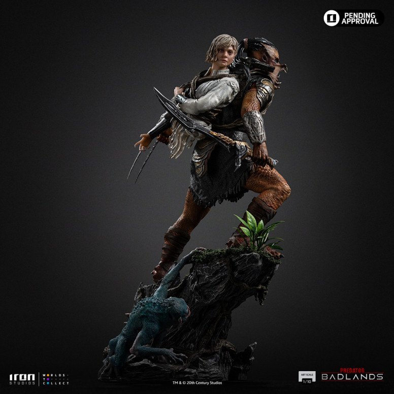 Iron Studios Predator: Badlands - Predator Dek & Thia Kunst Maßstab 1/10