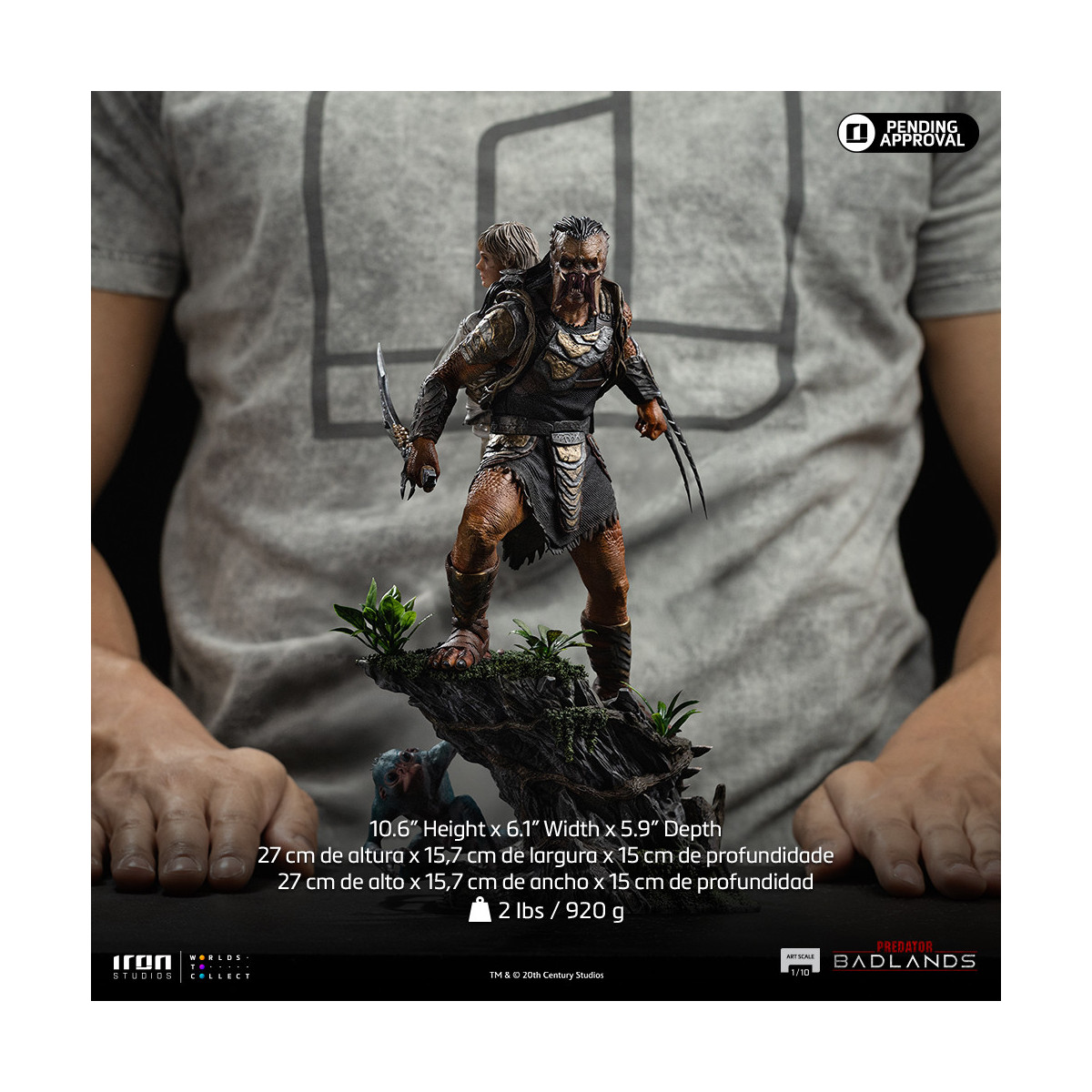 Iron Studios Predator: Badlands - Predator Dek & Thia Kunst Maßstab 1/10
