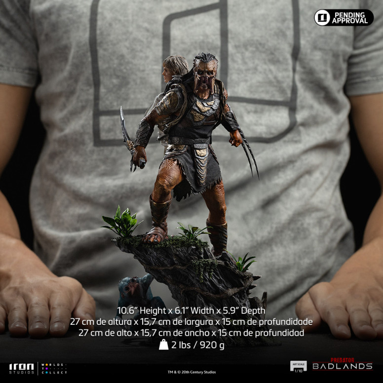 Iron Studios Predator: Badlands - Predator Dek & Thia Kunst Maßstab 1/10