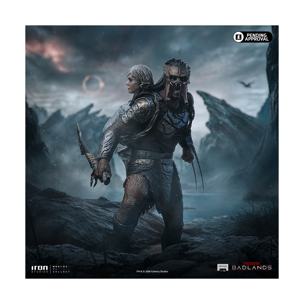 Iron Studios Predator: Badlands - Predator Dek & Thia Kunst Maßstab 1/10