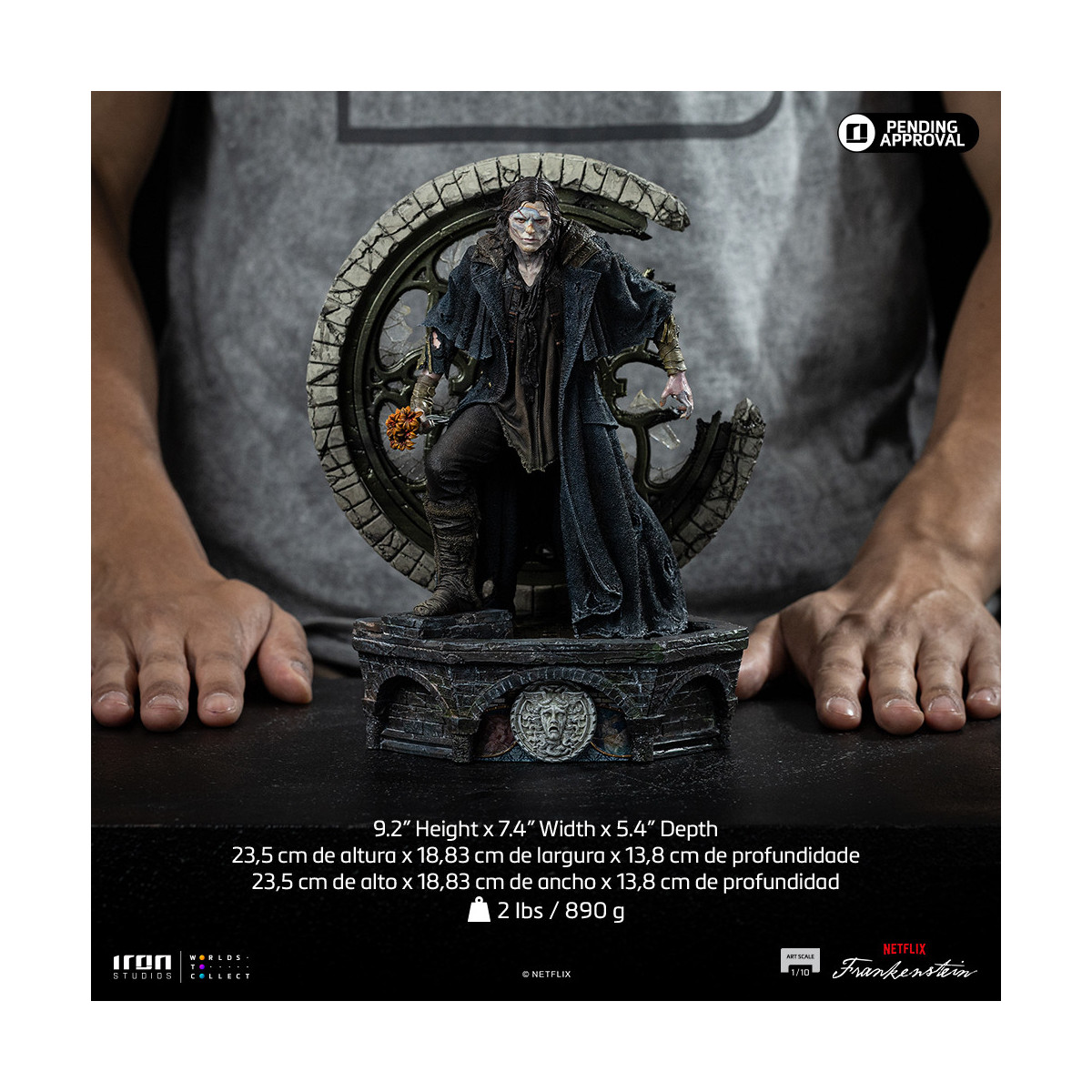 Iron Studios - Gepeto & Pinocchio BDS Art Scale 1/10 - Guillermo del Toro's Pinocchio Figur