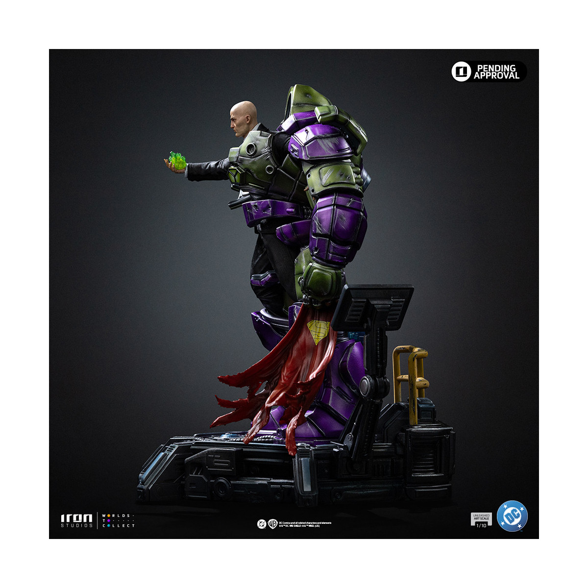 Iron Studios - DC Comics Superman - Lex Luthor Unleashed Kunst Maßstab 1/10