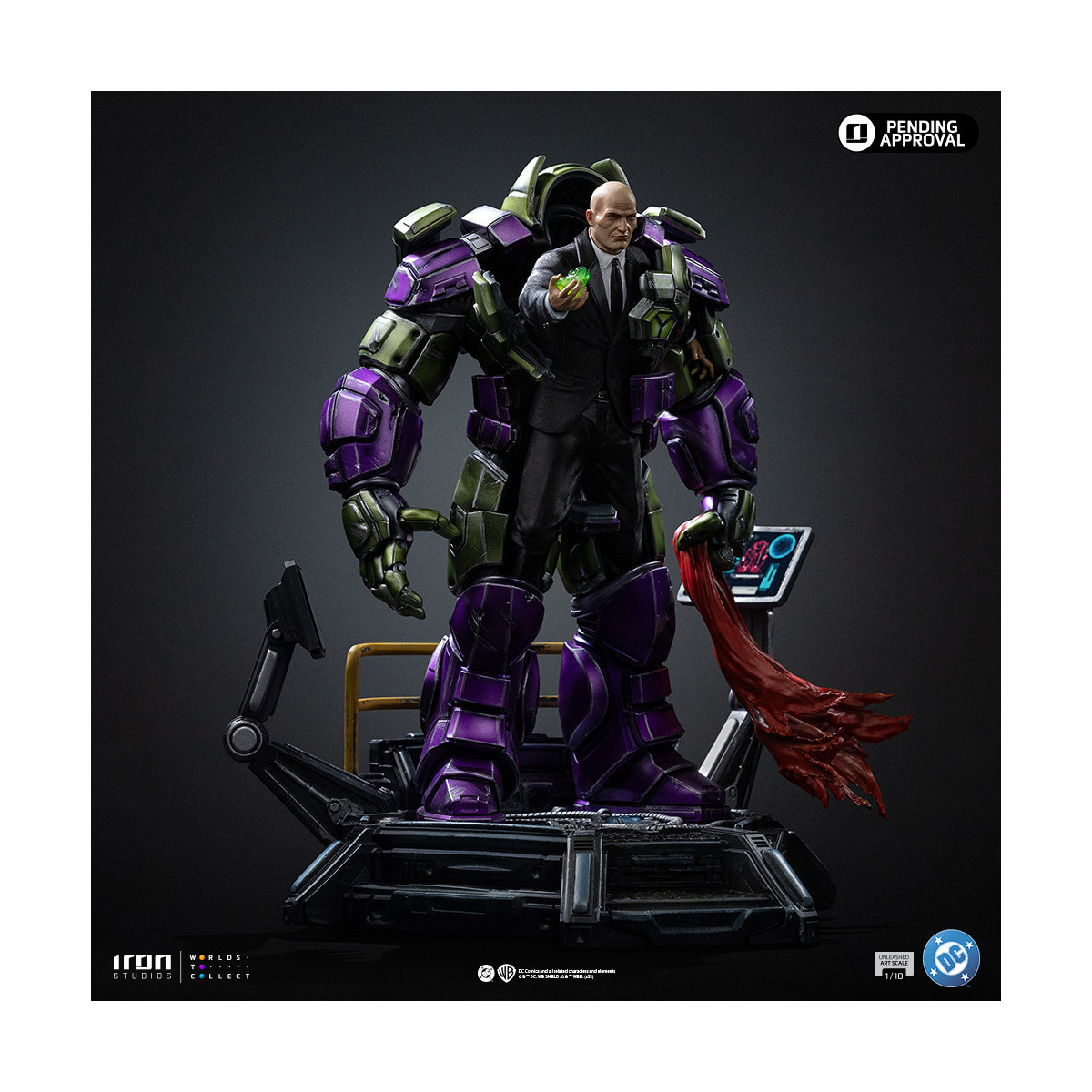 Iron Studios - DC Comics Superman - Lex Luthor Unleashed Kunst Maßstab 1/10