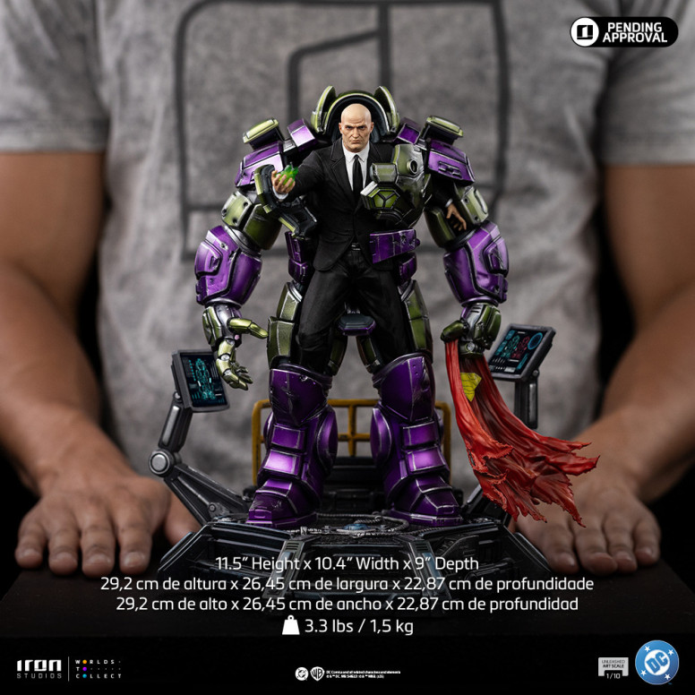 Iron Studios - DC Comics Superman - Lex Luthor Unleashed Kunst Maßstab 1/10