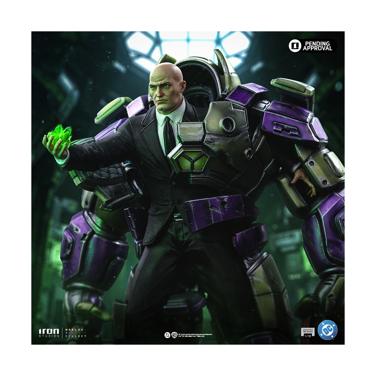 Iron Studios - DC Comics Superman - Lex Luthor Unleashed Kunst Maßstab 1/10