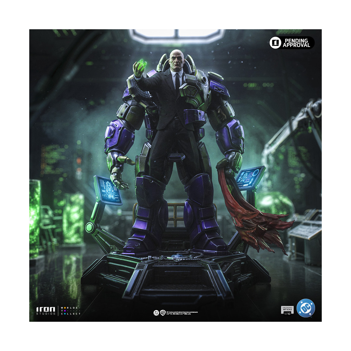 Iron Studios - DC Comics Superman - Lex Luthor Unleashed Kunst Maßstab 1/10