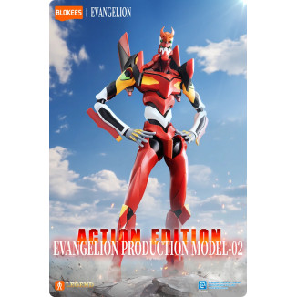 Blokees Evanglion - Action Edition Neon Genesis Evangelion Production Model-02 - Eva Unit 02