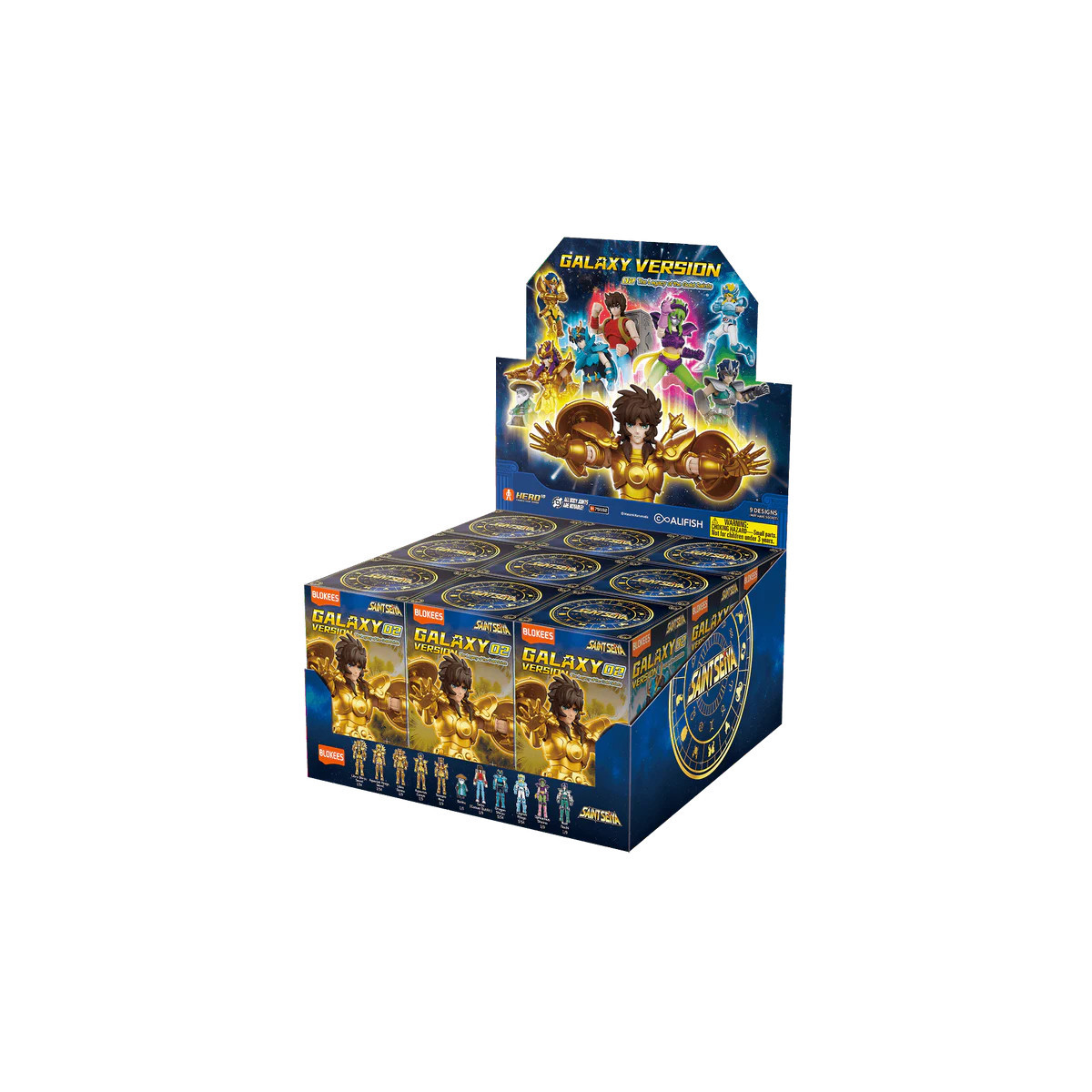 Blokees Saint Seiya - Galaxy Version 02 Das Vermächtnis der Gold Saints - Sortiment von 9 Modell-Bausätzen