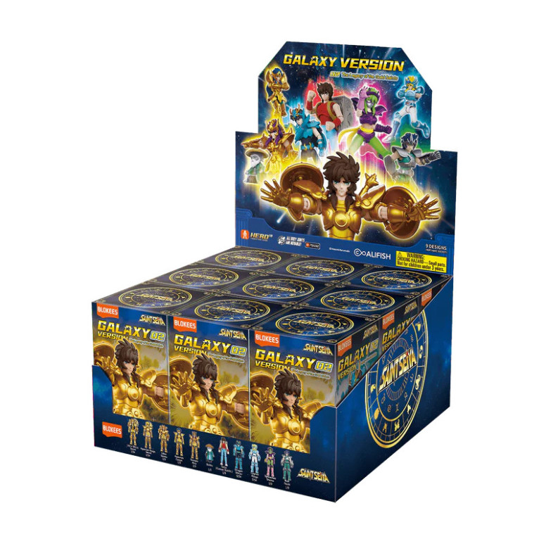 Blokees Saint Seiya - Galaxy Version 02 Das Vermächtnis der Gold Saints - Sortiment von 9 Modell-Bausätzen