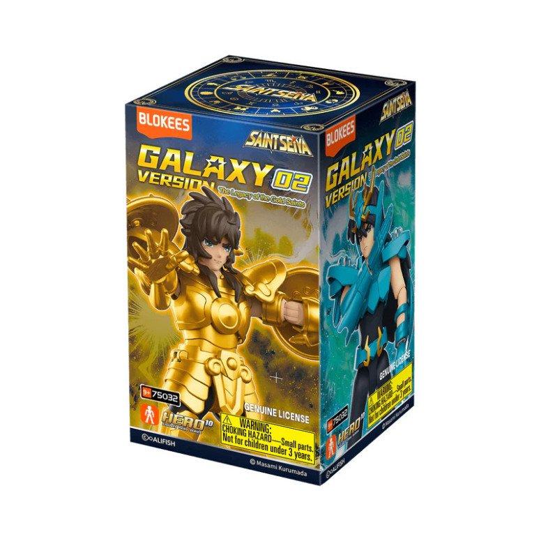 Blokees Saint Seiya - Galaxy Version 02 Das Vermächtnis der Gold Saints - Sortiment von 9 Modell-Bausätzen