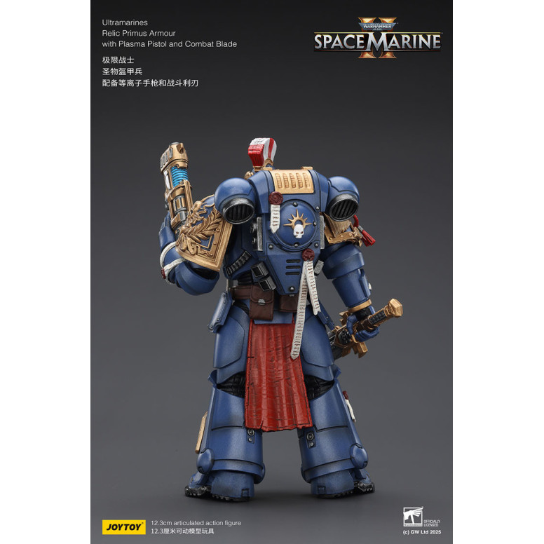 JoyToy - Space Marines II - Ultramarines - Relic Primus Rüstung mit Plasmapistole und Kampfklinge 1/18