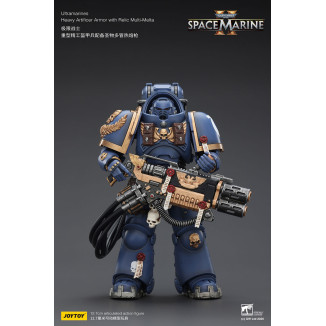 JoyToy - Space Marines II - Ultramarines - Schwere Artificer-Rüstung mit Relikt Multi-Melta 1/18