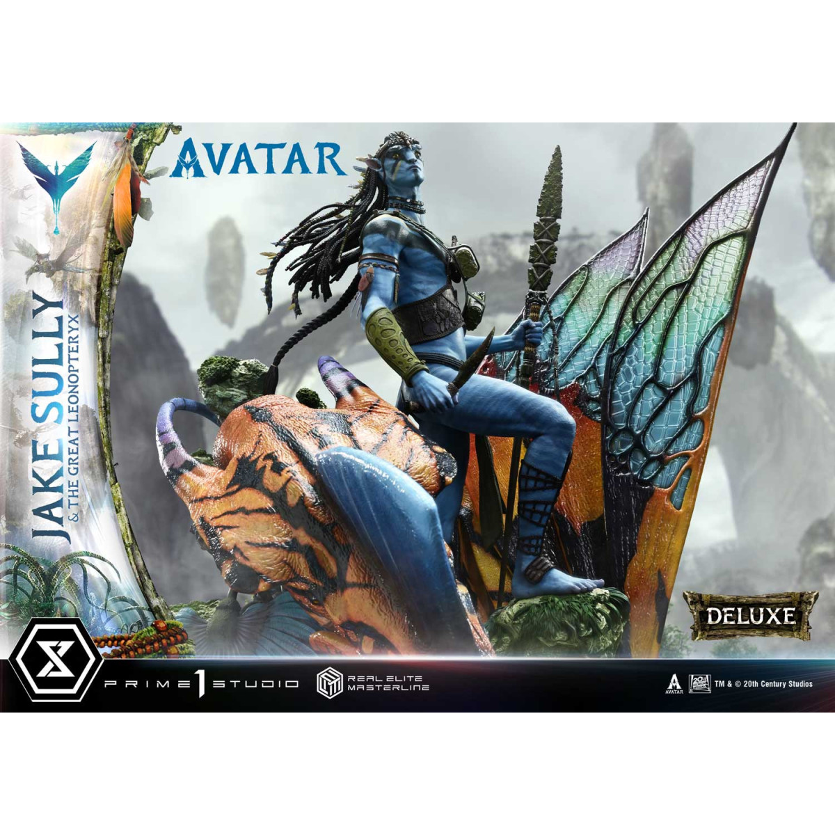 Prime 1 Studio Avatar - Jake Sully & Der große Leonopteryx Deluxe Bonus Version 1/4