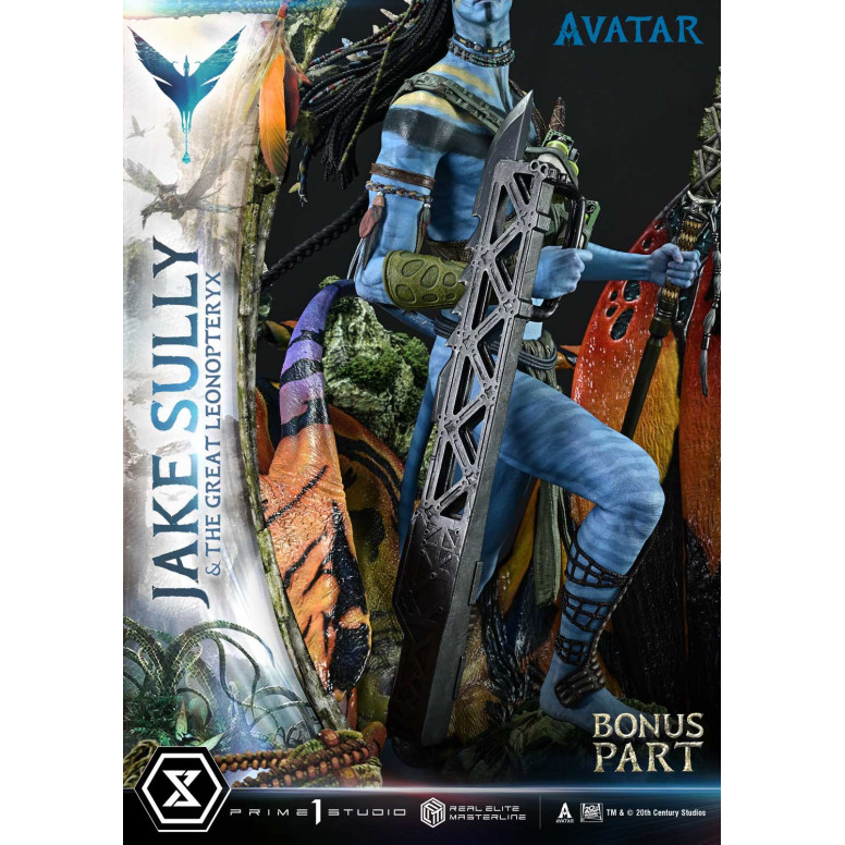 Prime 1 Studio Avatar - Jake Sully & Der große Leonopteryx Deluxe Bonus Version 1/4