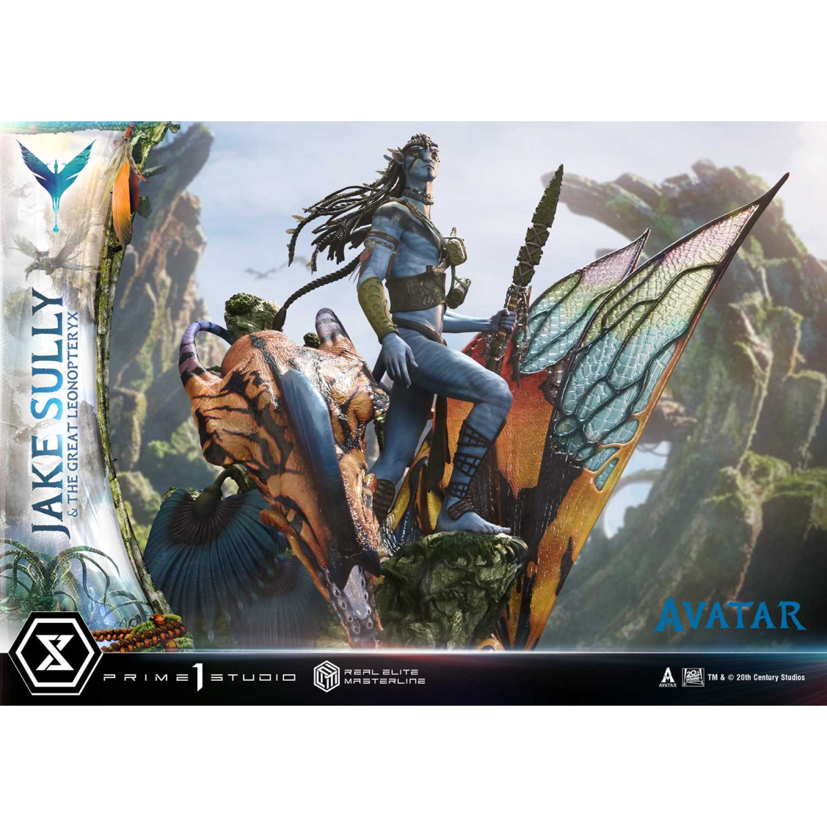 Prime 1 Studio Avatar - Jake Sully & Der große Leonopteryx Deluxe Bonus Version 1/4