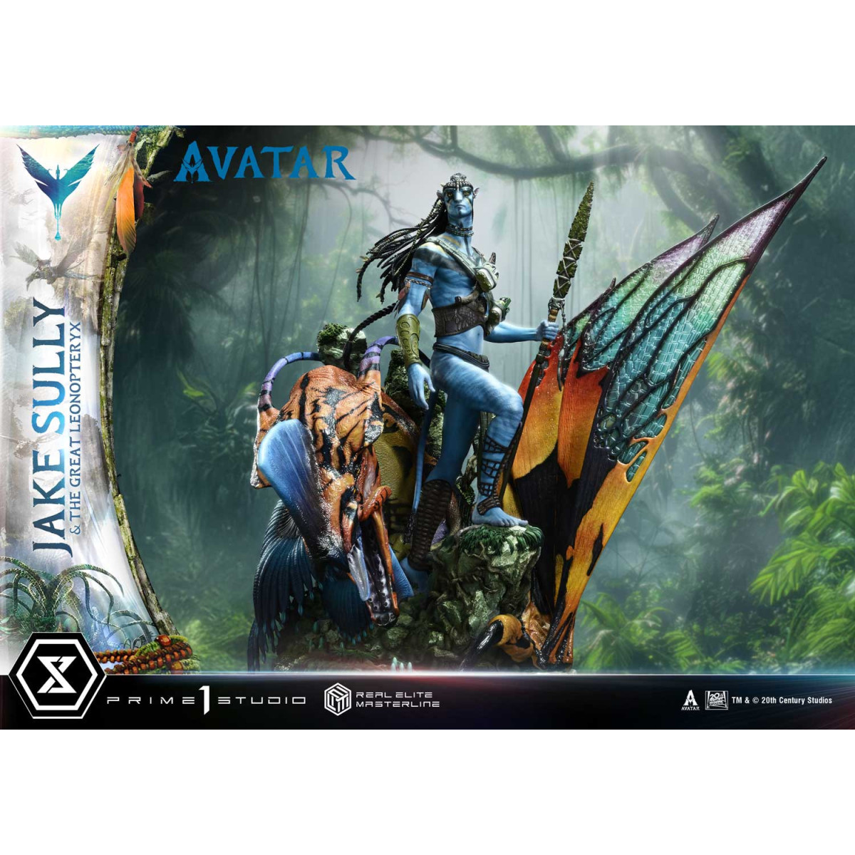 Prime 1 Studio Avatar - Jake Sully & Der große Leonopteryx Deluxe Bonus Version 1/4