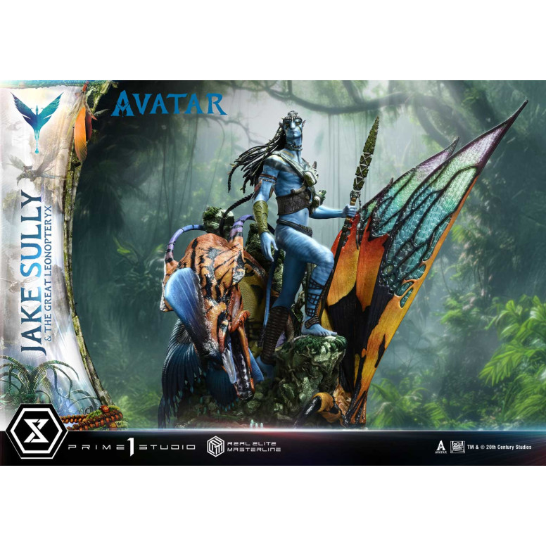 Prime 1 Studio Avatar - Jake Sully & Der große Leonopteryx Deluxe Bonus Version 1/4