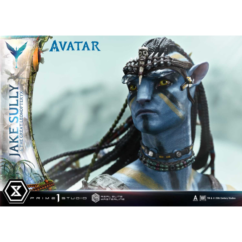 Prime 1 Studio Avatar - Jake Sully & Der große Leonopteryx Deluxe Bonus Version 1/4