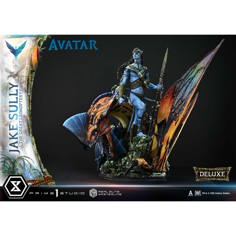 Prime 1 Studio Avatar - Jake Sully & Der große Leonopteryx Deluxe Bonus Version 1/4