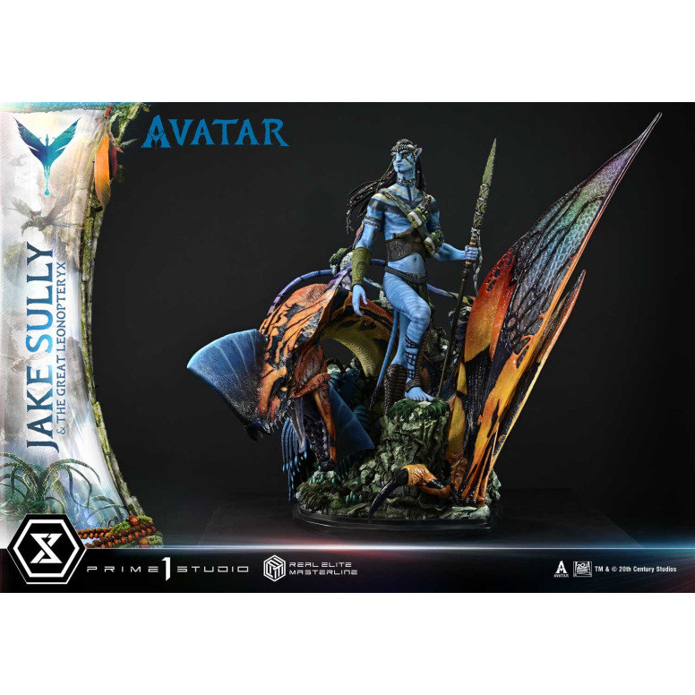 Prime 1 Studio Avatar - Jake Sully & Der große Leonopteryx Deluxe Bonus Version 1/4