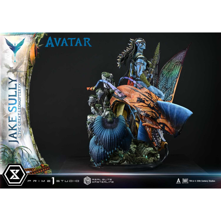 Prime 1 Studio Avatar - Jake Sully & Der große Leonopteryx Deluxe Bonus Version 1/4