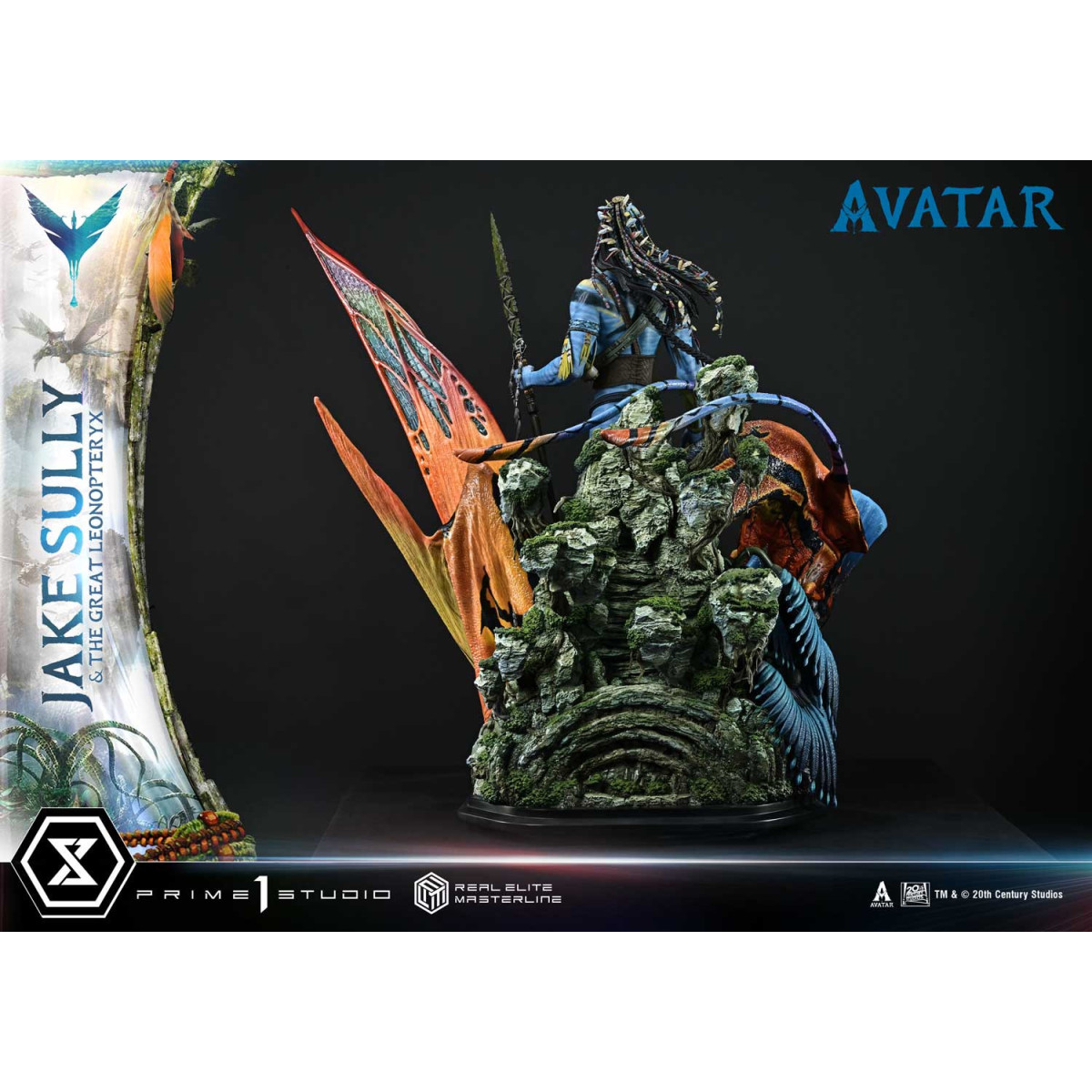 Prime 1 Studio Avatar - Jake Sully & Der große Leonopteryx Deluxe Bonus Version 1/4